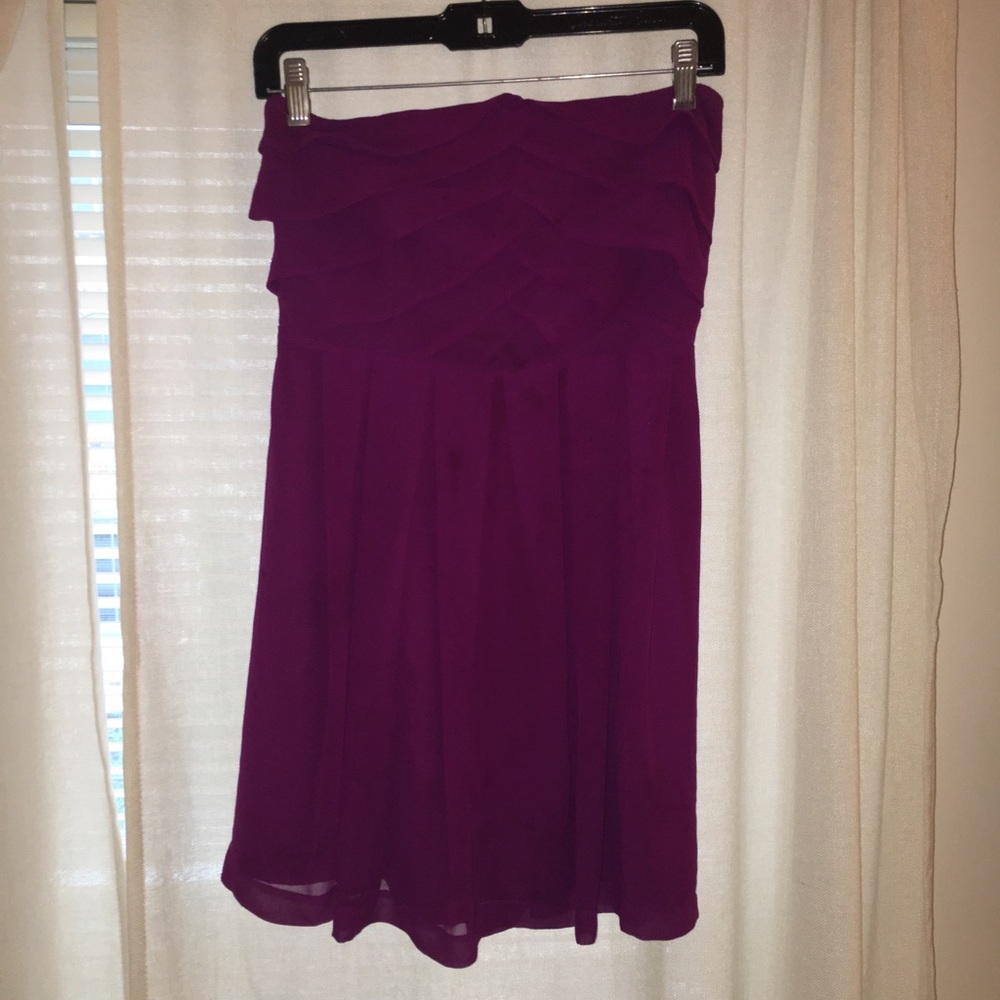 Express Purple Chiffon Dress